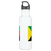 Azawad Flag Edelstahlflasche (Rückseite)