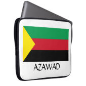 Azawad Flag Laptopschutzhülle (Vorne Rechts)