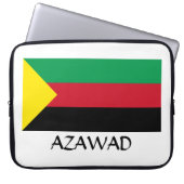 Azawad Flag Laptopschutzhülle (Vorderseite)