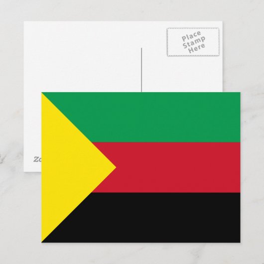 Azawad Flag Postkarte (Vorne/Hinten)