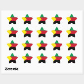 Azawad Flag Stern-Aufkleber (Blatt)