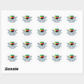 Azawad Rocks v2 Runder Aufkleber (Blatt)