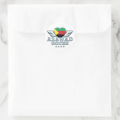 Azawad Rocks v2 Runder Aufkleber (Tasche)