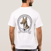 Azawakh Dog Credo T-Shirt (Rückseite)