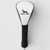 Azawakh Dog - Halloween Moon Silhouette Classic T- Golf Headcover (Vorderseite)