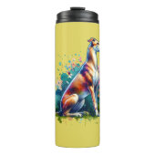 Azawakh Dog Thermosbecher (Vorderseite)