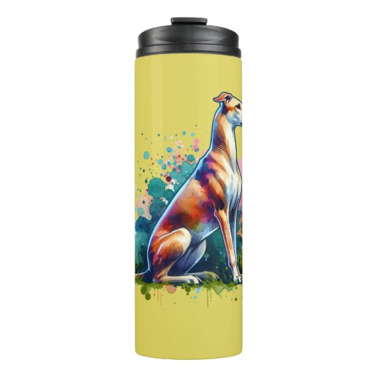 Azawakh Dog Thermosbecher (Vorderseite)