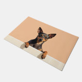 Azawakh Hund Fußmatte Kunst (Schrägansicht)