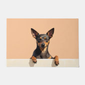 Azawakh Hund Fußmatte Kunst (Vorderseite)