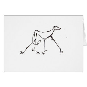 Azawakh Karten-Entwurf durch David Moore