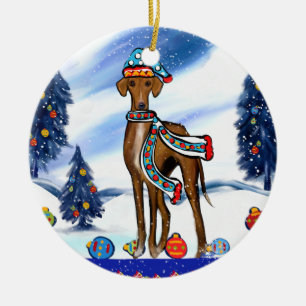 AZAWAKH KERAMIK ORNAMENT