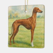 Azawakh Keramikornament (Links)