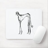 Azawakh Mousepad 2 durch David Moore (Mit Mouse)