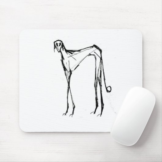 Azawakh Mousepad 2 durch David Moore (Mit Mouse)