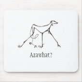 Azawakh Mousepad Entwurf durch David Moore (Vorne)