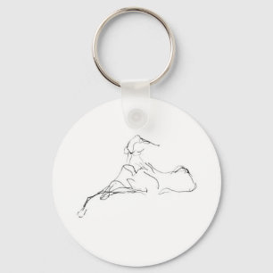 Azawakh Schlüsselanhänger durch David Moore