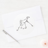 Azawakh Sticker von David Moore (Umschlag)