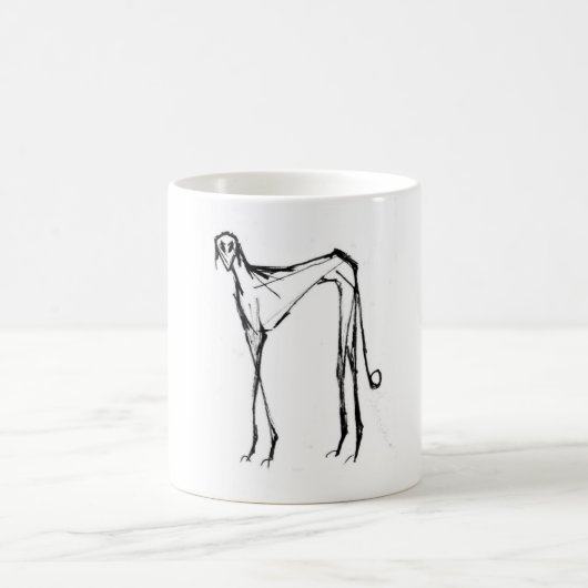 Azawakh Tasse 2 durch David Moore (Mittel)