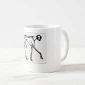 Azawakh Tasse 3 durch David Moore (VorderseiteRechts)