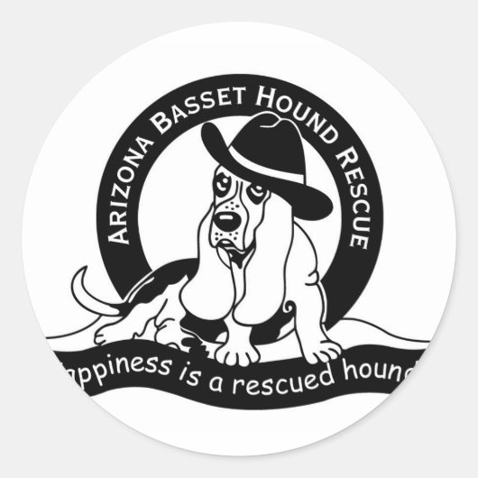 AZBHR-LOGO RUNDER AUFKLEBER (Vorderseite)