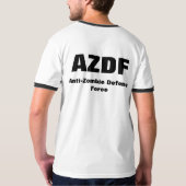 AZDF: Antizombie-Verteidigungs-Kraft T-Shirt (Schwarz voll)