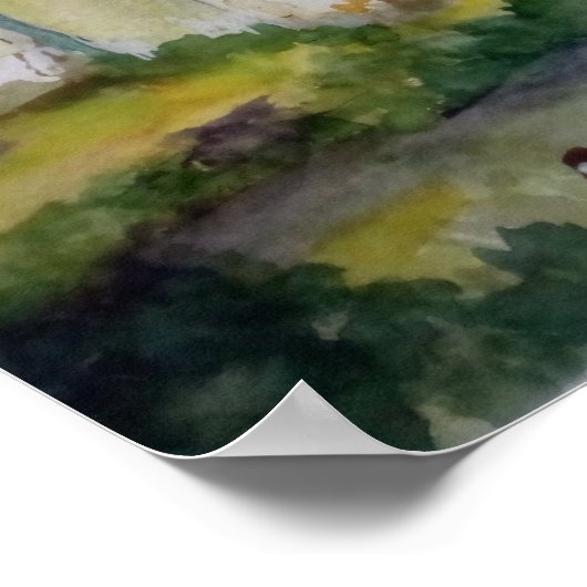 Azeda, Portugal Poster (Ecke)