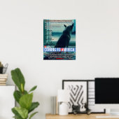 Azeerta - Kommen Sie nach Amerika Poster (Heimbüro)