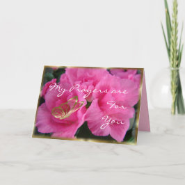 Azeleas & Gold Bfly passen Sie jede Gelegenheit an Karte