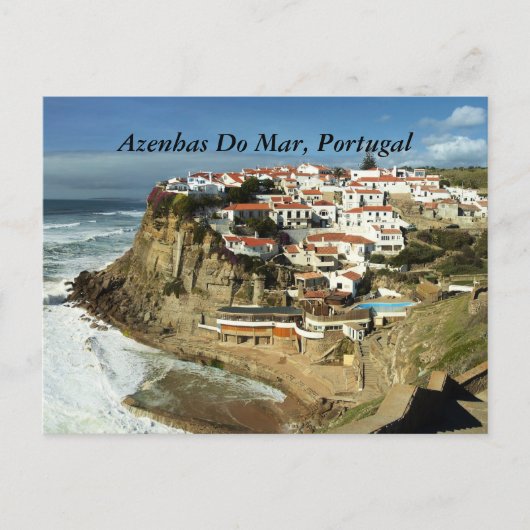 Azenhas Do Mar, Portugal Postkarte (Vorderseite)