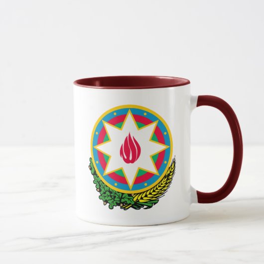 Azerbaijan-Emblem Tasse (Rechts)