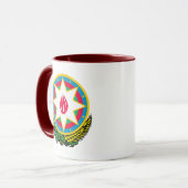 Azerbaijan-Emblem Tasse (Vorderseite Links)