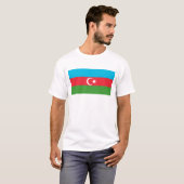 Azerbaijan Flag T-Shirt, Patriotic T-Shirts, T-Shirt (Vorne ganz)
