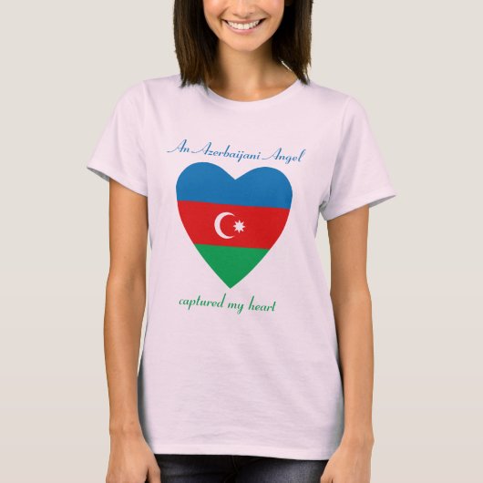 Azerbaijan-Flaggen-Schatz-T - Shirt (Vorderseite)