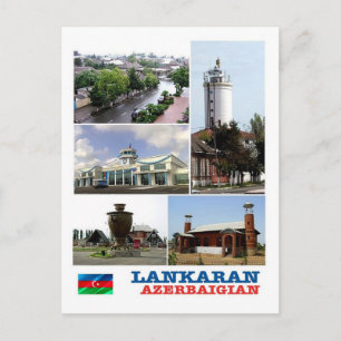 Azerbaijan - Lankaran - Mosaic - Postkarte