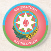 Azerbaijan National Emblem Getränkeuntersetzer (Vorne)