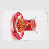 Azerbaijani tea golfhandtuch (Horizontal)