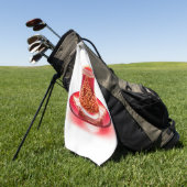 Azerbaijani tea golfhandtuch (Gras)