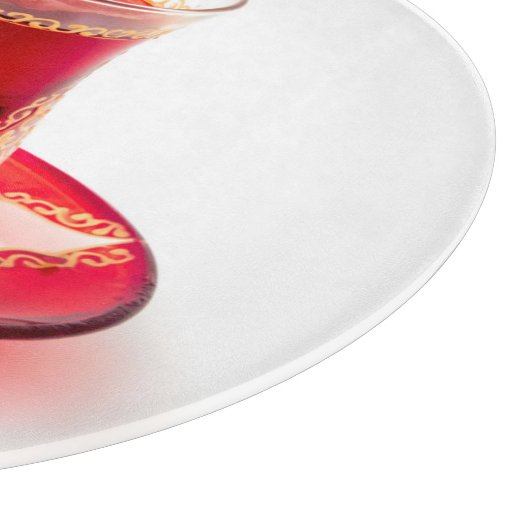 Azerbaijani tea schneidebrett (Ecke)