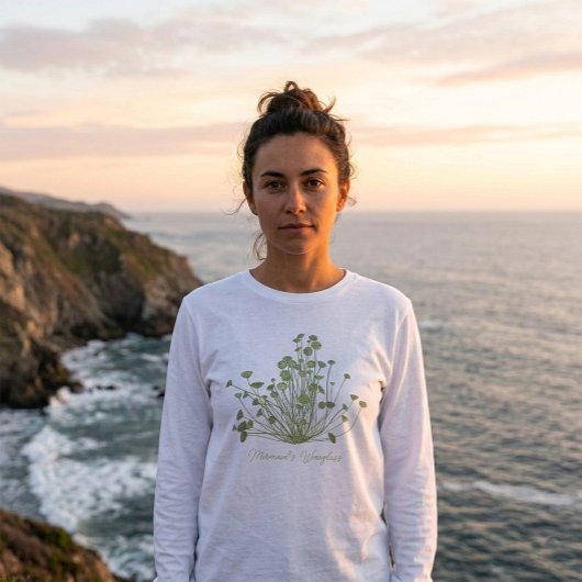 Azetabularia, handgezogen Tri-Blend shirt