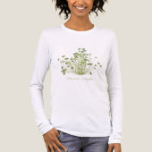 Azetabularia, handgezogen Tri-Blend shirt (Vorderseite)