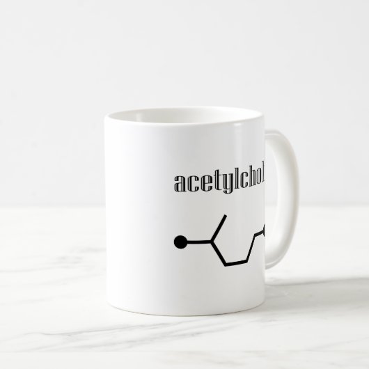 Azetylcholin-Tasse Kaffeetasse (VorderseiteRechts)