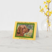 AZGRC, das goldene Retriever rettet Karte (Gelbe Blume)