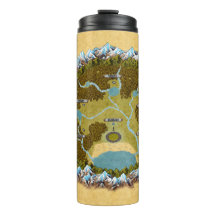 Azhidar Zher (Karte) Thermal Tumbler