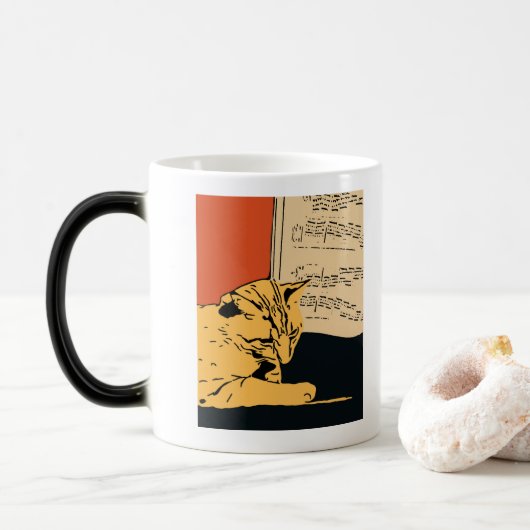 AZI Piano Cat Tasse (Mit Donut)