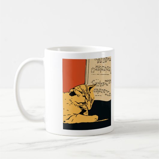 AZI Piano Cat Tasse (Links)