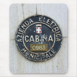 Azienda Electrica Municipale Cabina - Milano, Ital Mousepad