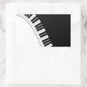Aziza Keyboard Instruments Rechteckiger Aufkleber (Tasche)
