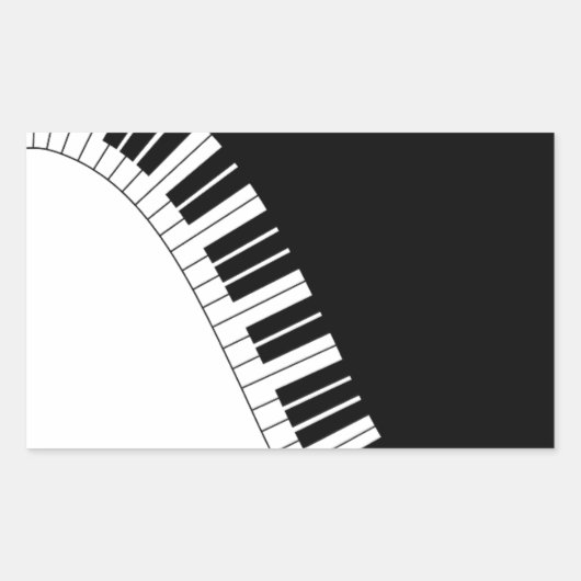 Aziza Keyboard Instruments Rechteckiger Aufkleber (Vorderseite)