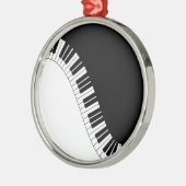Aziza Keyboard Instruments Silbernes Ornament (Links)