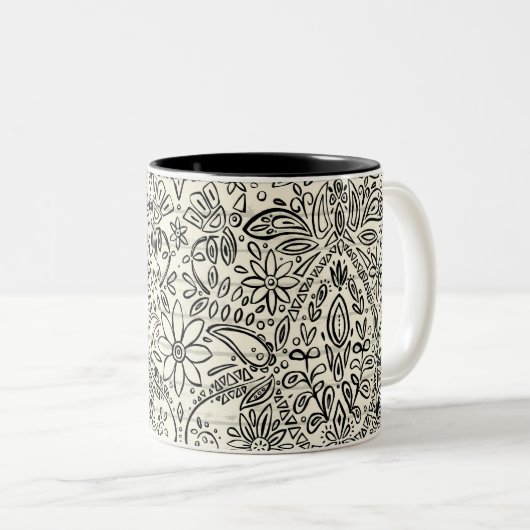 Aziza Mono Zweifarbige Tasse (VorderseiteRechts)